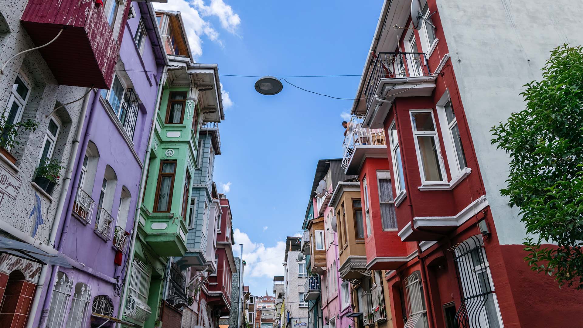 Colorful Traditional Houses in Balat, Istanbul - Φανάρι, Μπαλάτ, Κωνσταντινούπολη