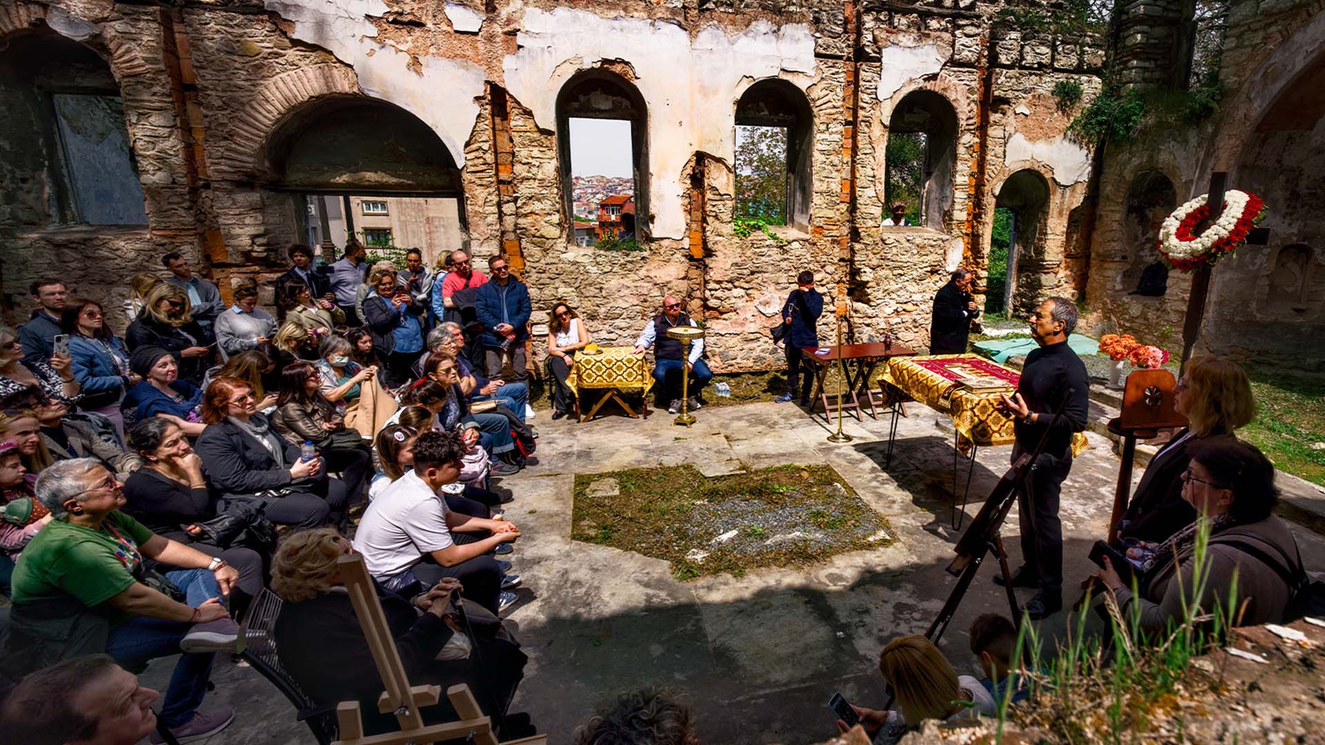 Panagia Paramythia Greek Easter Paskalya Ruins Istanbul