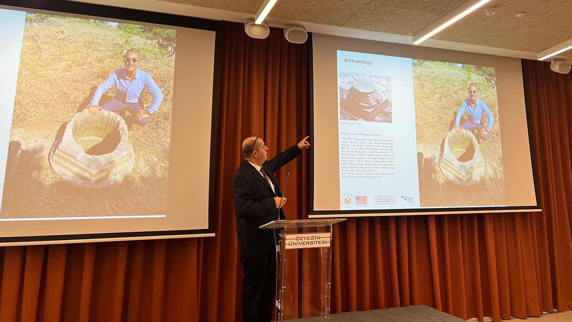 Assoc. Prof. Dr.Alessandro Camiz presents restoration plans for Panagia Paramythia Church